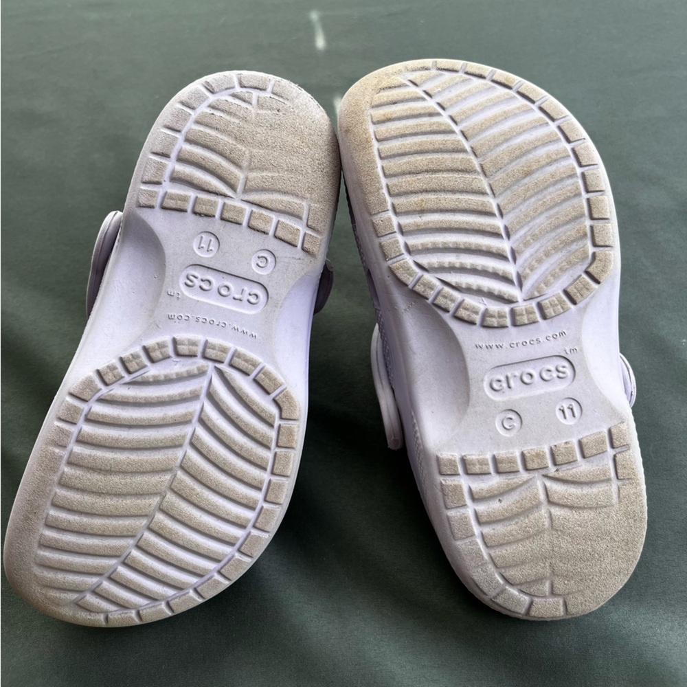 Crocs Light Purple color Girls Size  C11 - Picture 9 of 10
